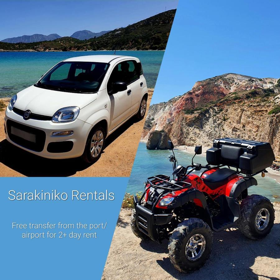 Sarakiniko Rooms Adamantas  Екстериор снимка